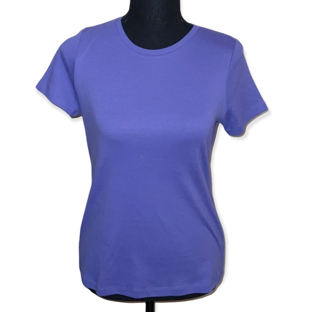 Talbots petite crew neck tee